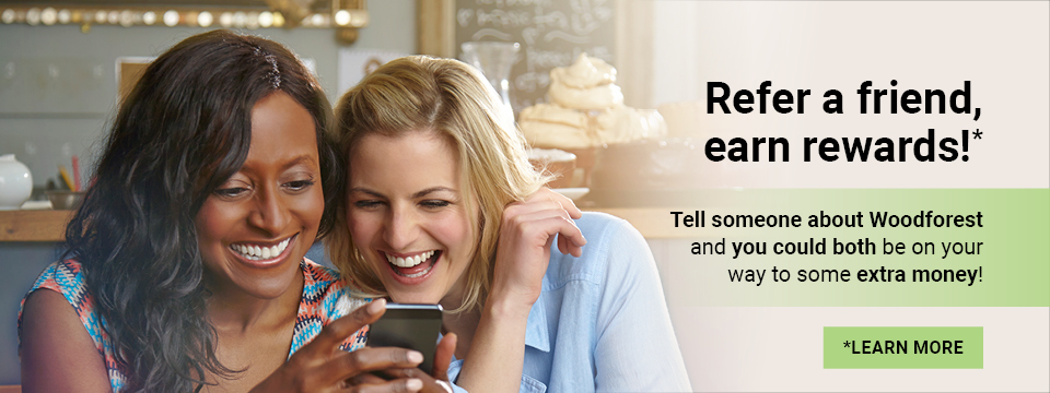 Refer a friend, earn rewards!* Tell someone about WFNB and you could both be on your way to some extra money! *Learn More clicking here